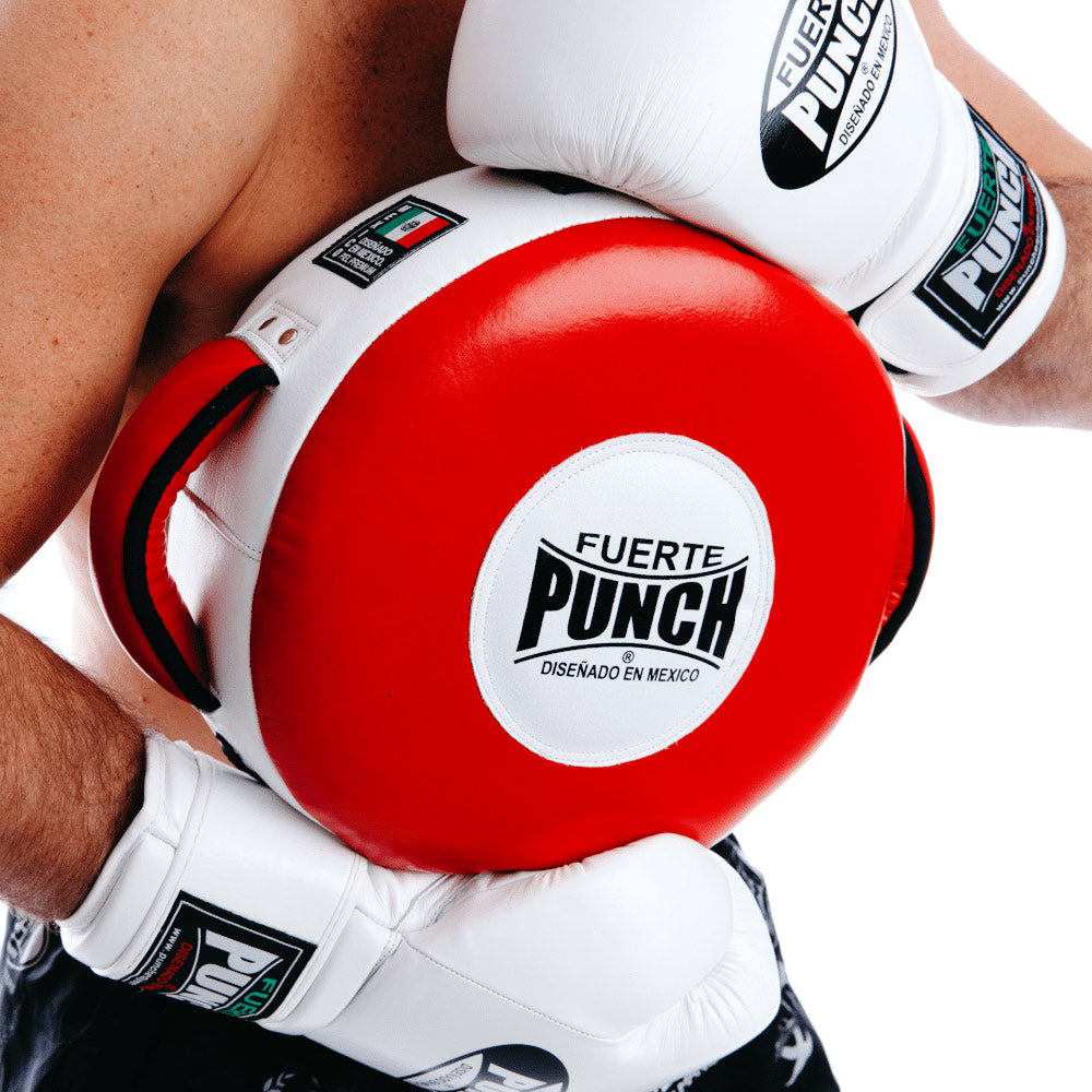 Punch Round Shield - Mexican Red Soft/ Blk Hard