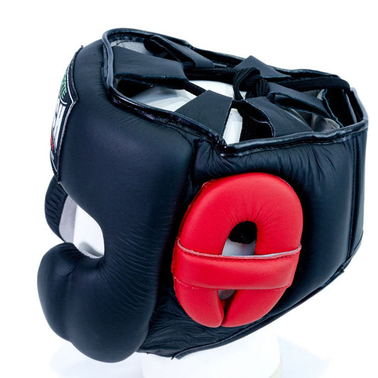 Punch Head Gear - Mexican Elite - Oso - Matt Blk/red