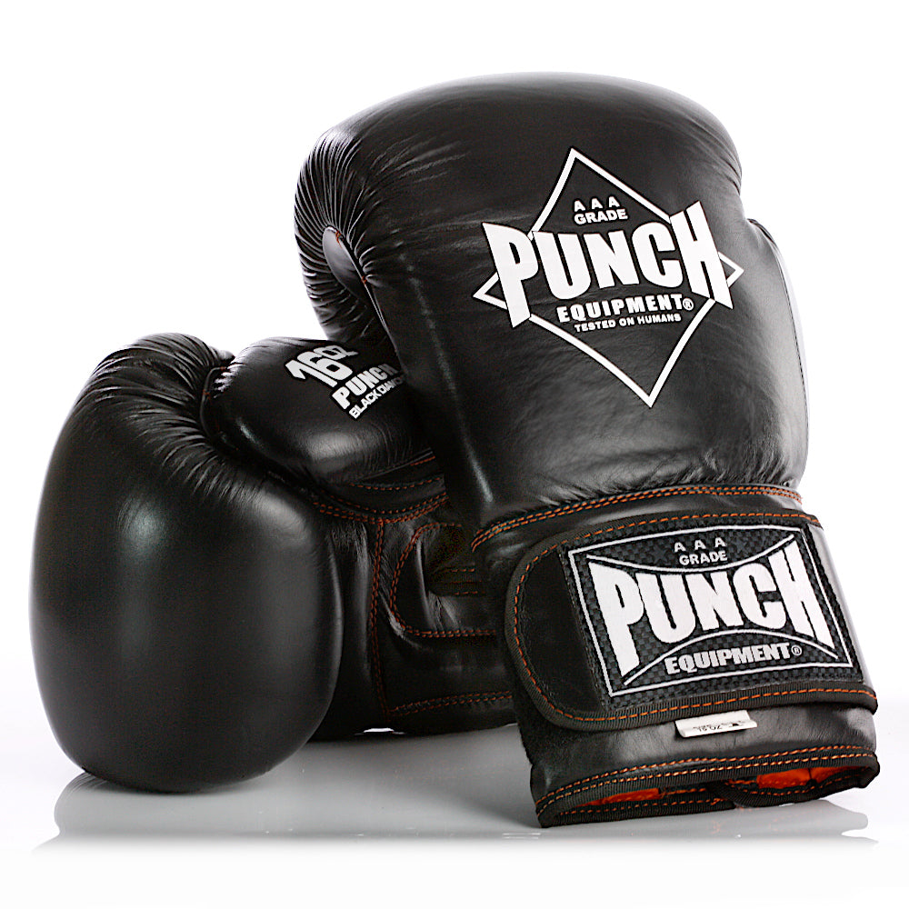 Punch Boxing Gloves - Black Diamond - Black