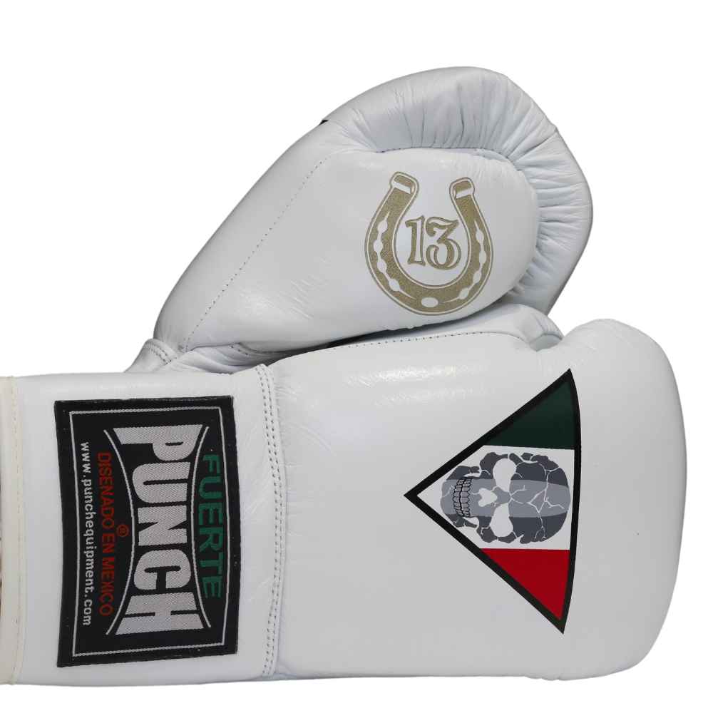 Punch Boxing Gloves - Mexican Lucky 13 - Lace Up
