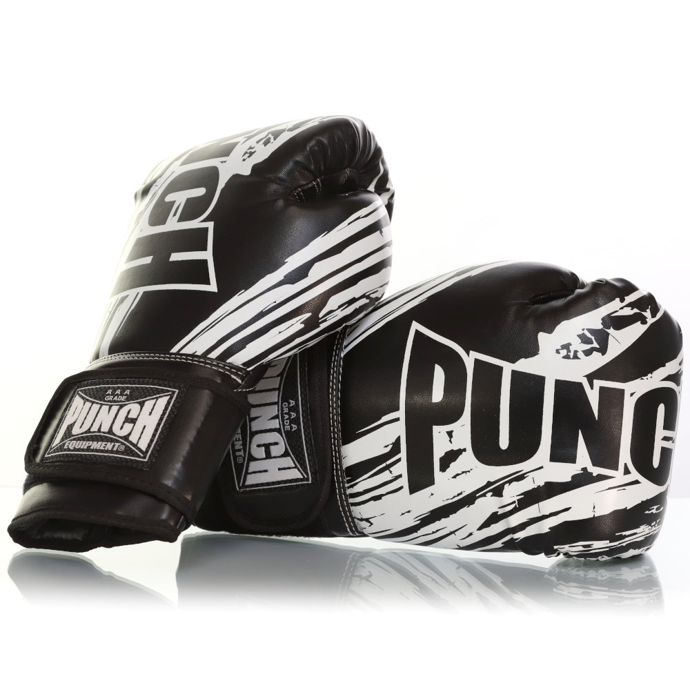 Punch Boxing Gloves - Youth (8-14yo) - 8oz - Black