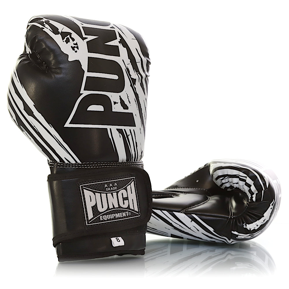 Punch Boxing Gloves - Youth (8-14yo) - 8oz - Black