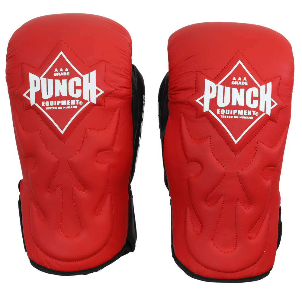 Punch Boxing Glove/pad Hybrid - Talon - 16oz - Red/black