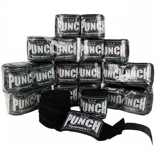 Punch Hand Wraps - Stretch - 4.5m  Bulk Pack 10 Pairs