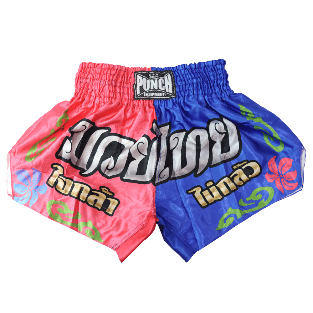 Punch Thai Shorts - Lady Love - Oso - Hot Pink / Blue