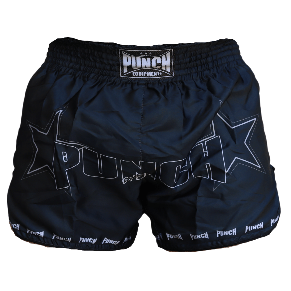 Punch Thai Shorts - Star - Oso - Black