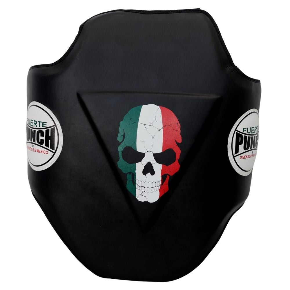 Punch Chest Guard - Mexican- Boxer - Matt Black