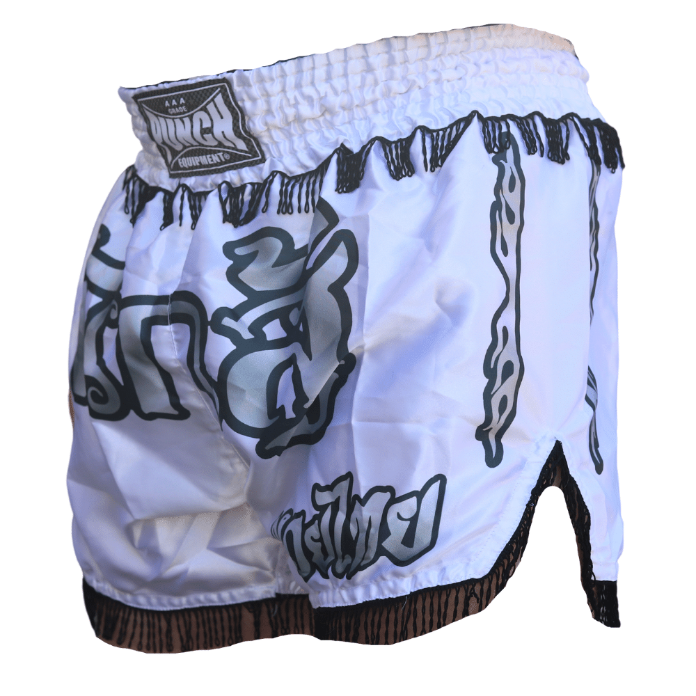 Punch Thai Shorts - Hero - White - Oso