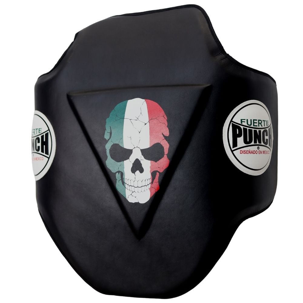 Punch Chest Guard - Mexican- Boxer - Matt Black