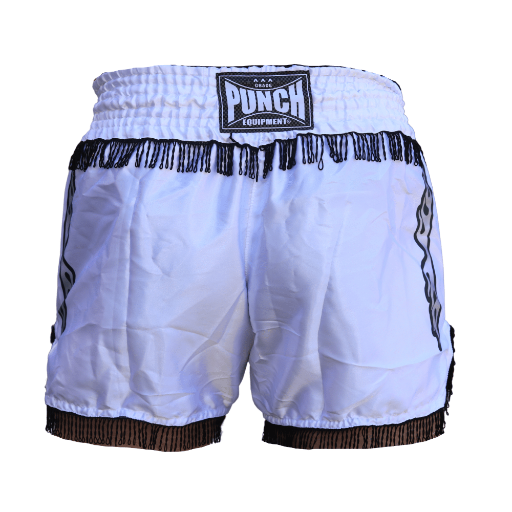 Punch Thai Shorts - Hero - White - Oso