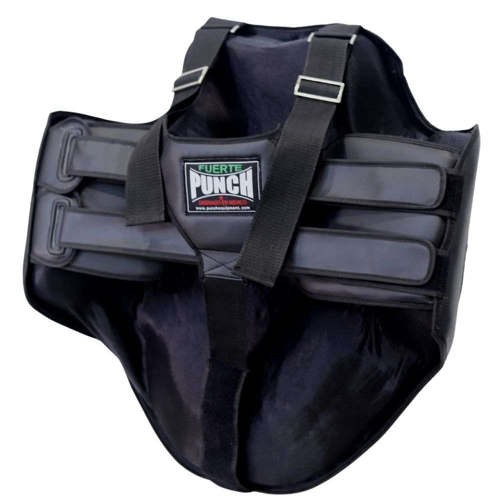 Punch Chest Guard - Mexican- Boxer - Matt Black