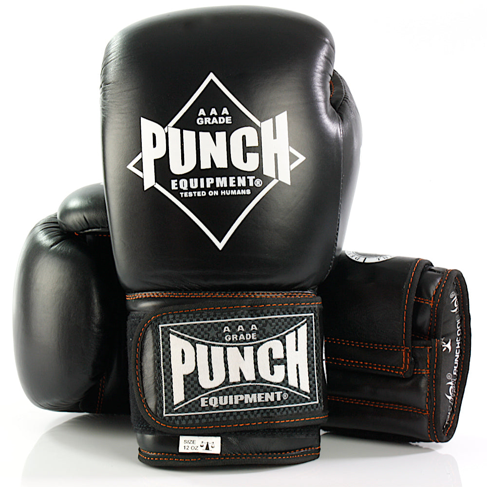 Punch Boxing Gloves - Black Diamond - Black