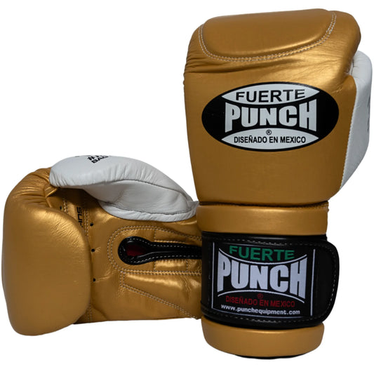 Bag Gloves - Mexican Fuerte™ - FIBREMESH™ - Gold/White 12oz