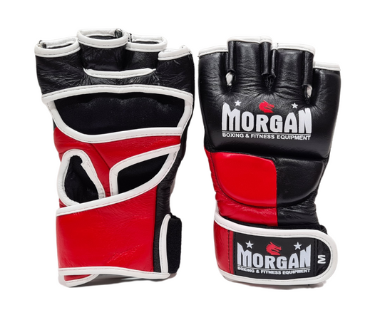 Morgan V2 Platinum Leather MMA Gloves