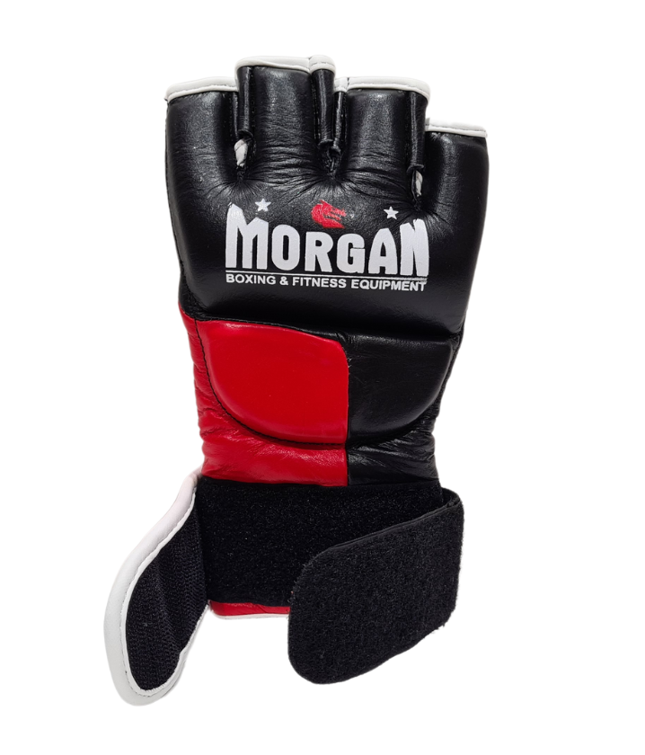 Morgan V2 Platinum Leather MMA Gloves