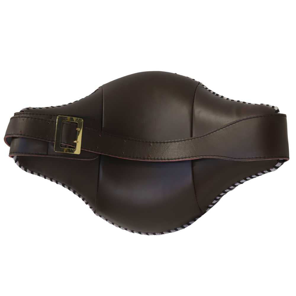 Punch Belly Pad - Siam - Leather - Buckle