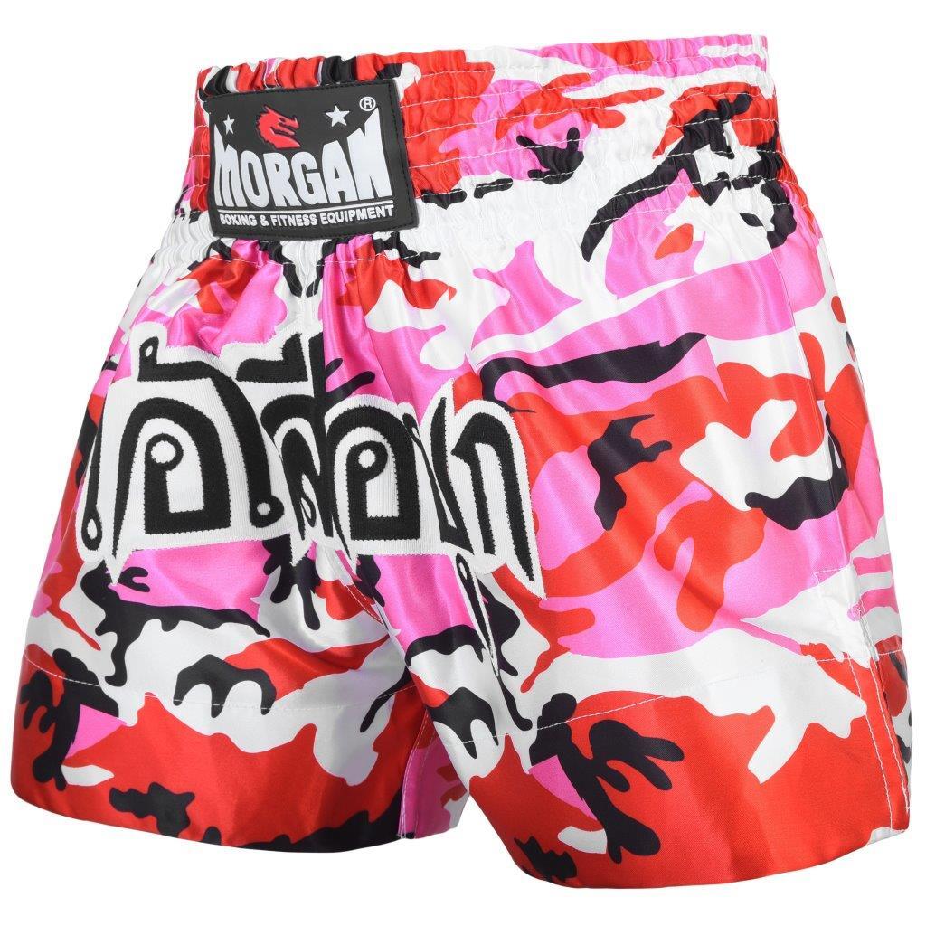 Morgan Muay Thai Pink Diabla Camo Shorts