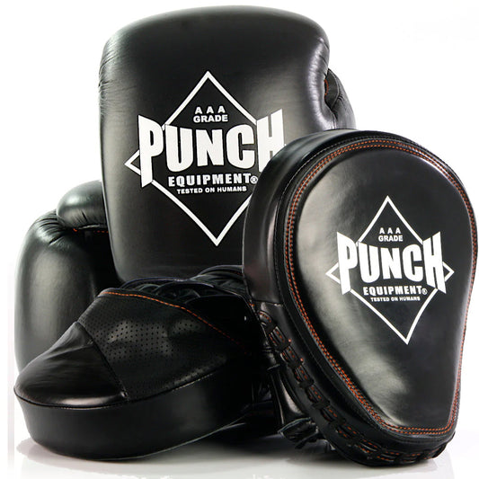 Black Diamond Muay Thai Training Bundle – Gloves & Focus Pads