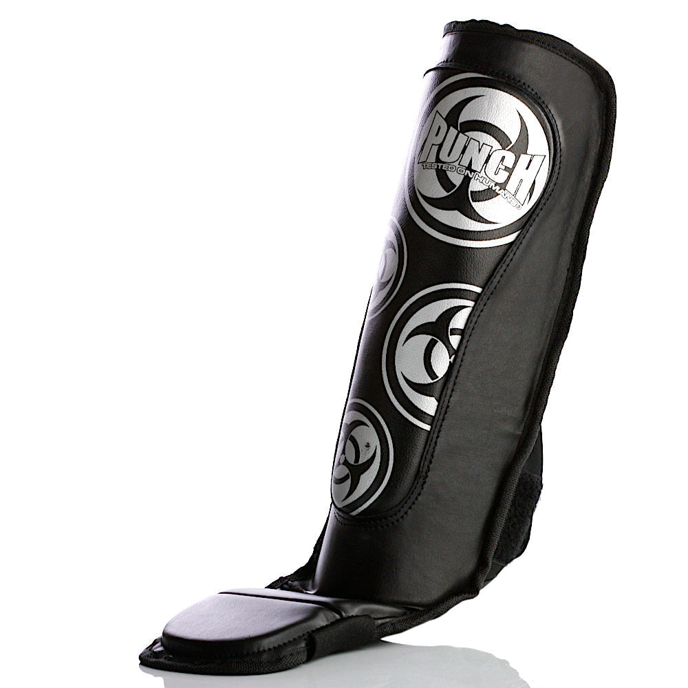 Punch Shin Pads - Club Fitness Mma - Black