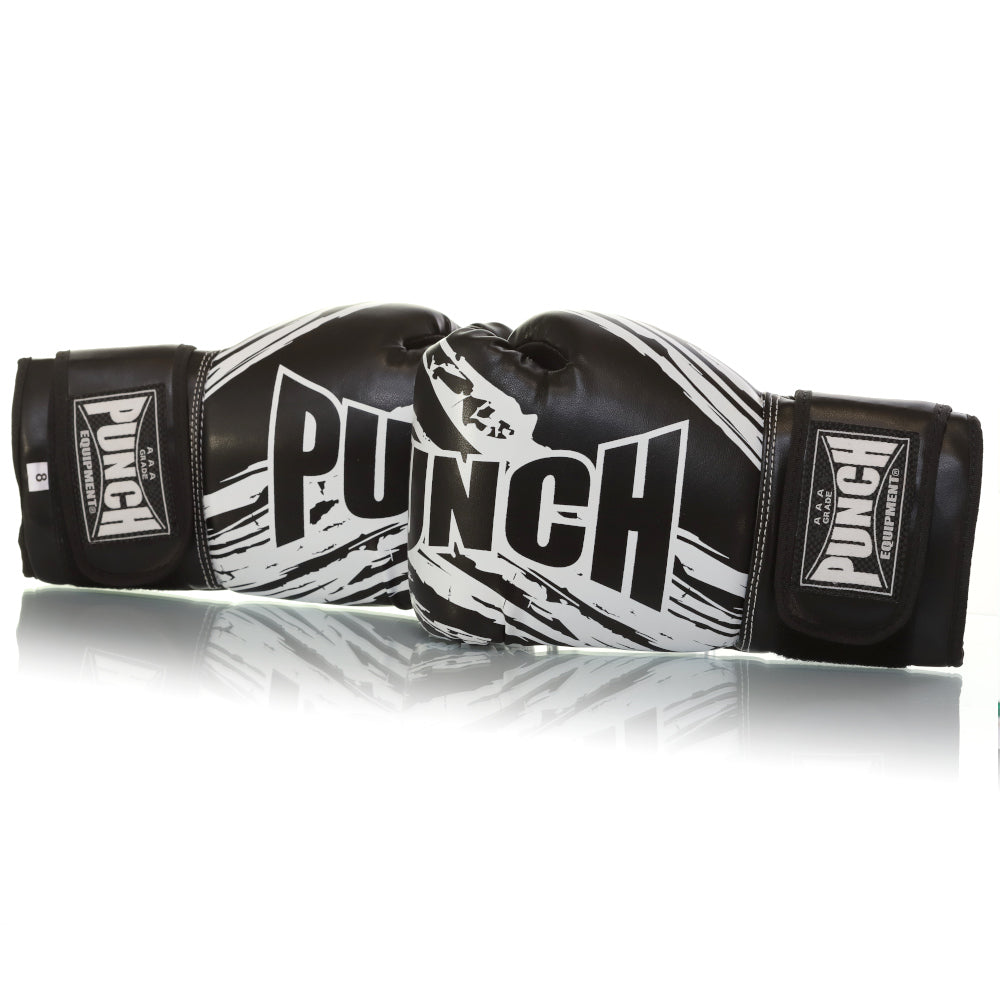 Punch Boxing Gloves - Youth (8-14yo) - 8oz - Black