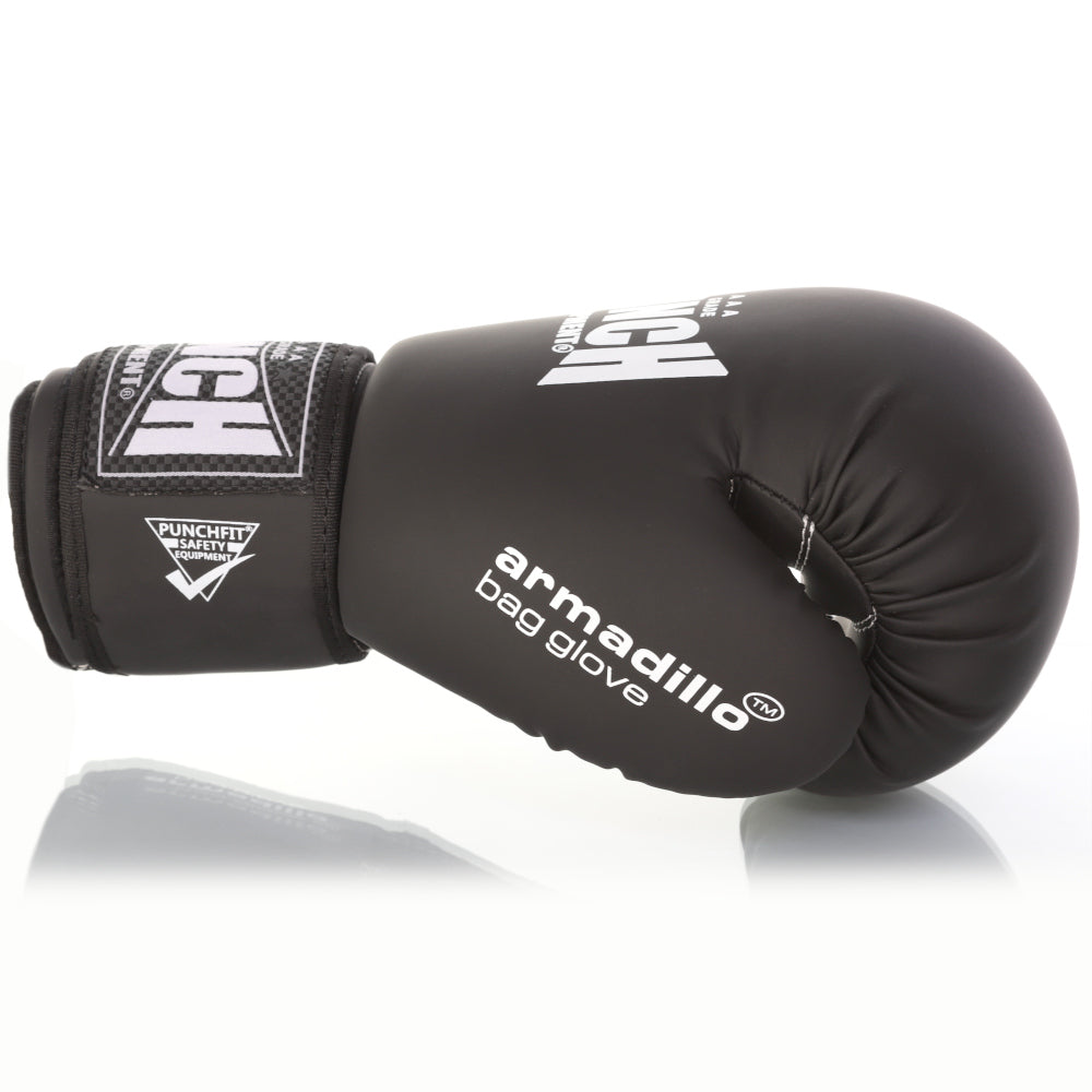 Punch Bag Gloves Armadillo Safety Matt Black Proboxing