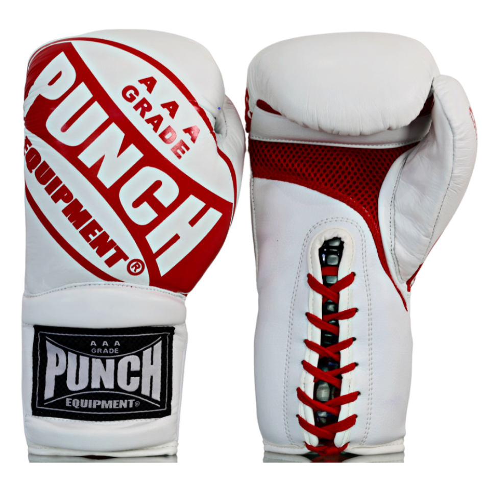 Punch Boxing Gloves - Trophy Getters -  Lace Up