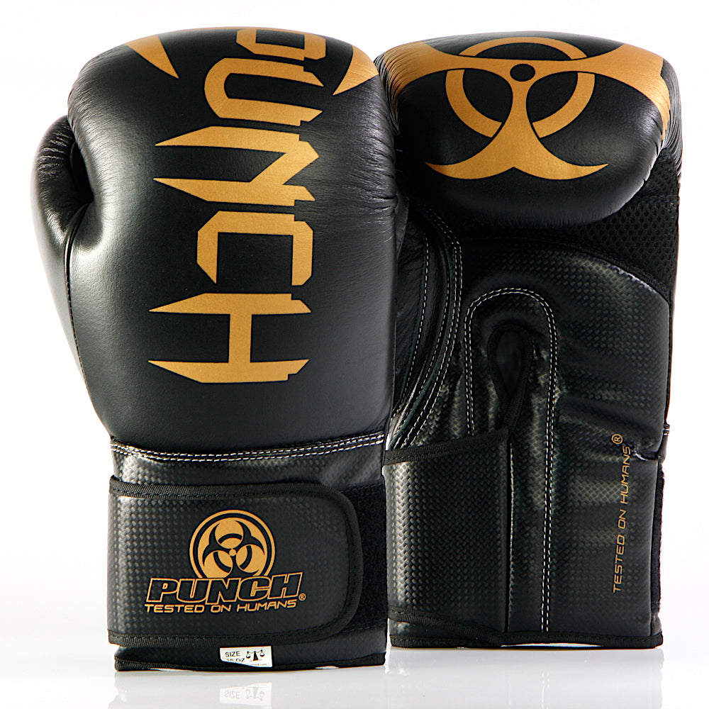 cobra boxing gloves gold