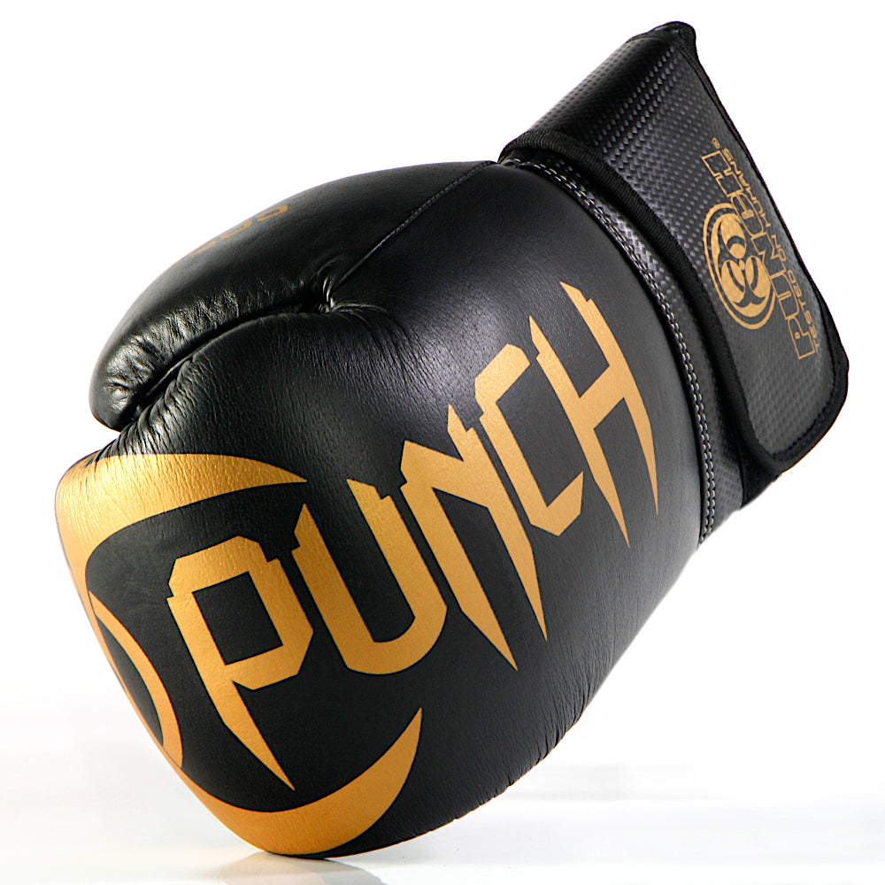 Punch Boxing Gloves - Urban Cobra - Black/gold